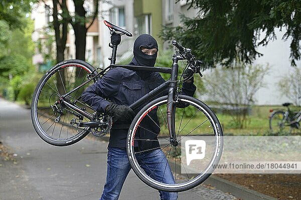 Bicycle thief  symbol photo