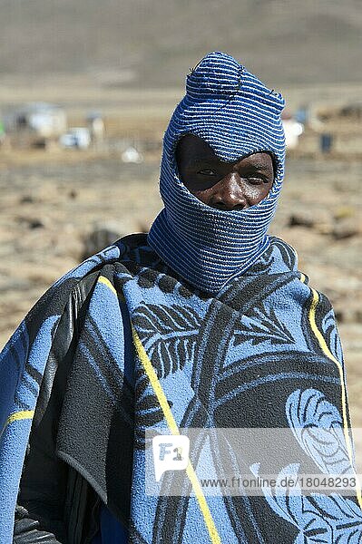 Man  Thaba-Tseka District  Lesotho  Sotho  Basotho  Africa