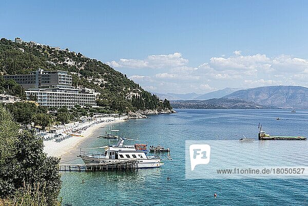 Hotel  Nissaki  Insel Korfu  Ionische Inseln  Mittelmeer  Griechenland  Europa