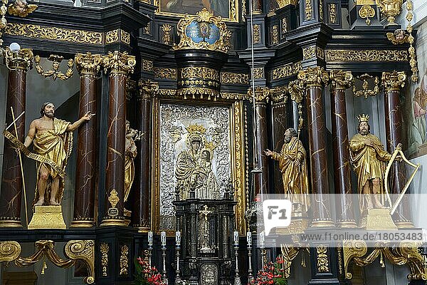 Altar  Wallfahrtskirche  Swieta Lipka  Ermland-Masuren  Heilige Linde  Marienheimsuchungs-Basilika  Warminsko-Mazurskie  Polen  Europa