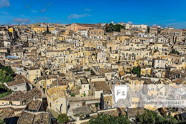 Verschachteltes Matera  Apulien  Matera  Apulien  Italien  Europa