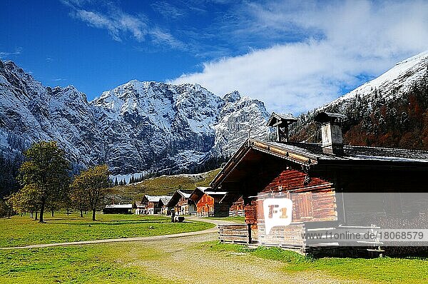 Alpe Eng  Großer Ahornboden  Karwendelgebirge  Österreich  Europa