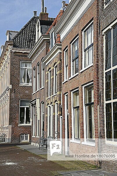 Hausfassaden  Altstadt  Hoorn  Nordholland  Niederlande  Holland  Europa