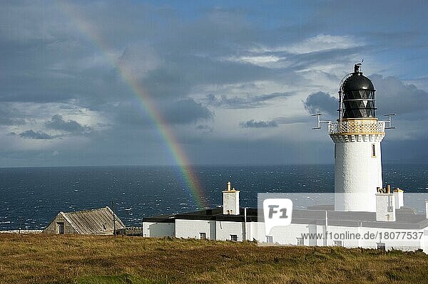 Lighthouse  Dunnet Head  Scotland  Easter Head
