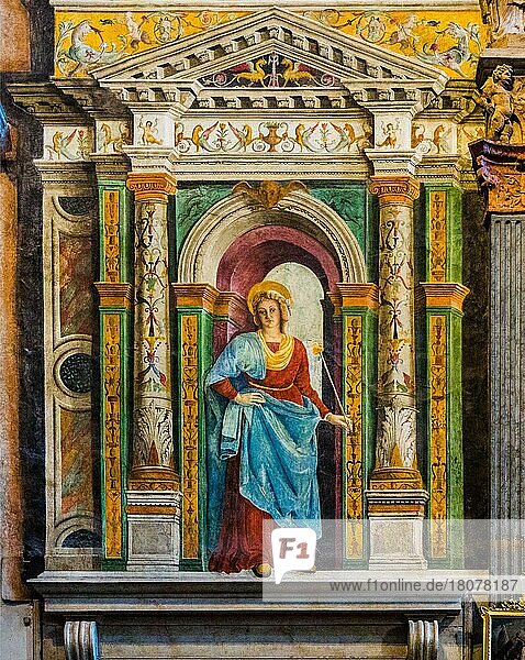 Cathedral of Santa Maria Assunta  15th-16th c. Verona with medieval old town  Veneto  Italy  Verona  Veneto  Italy  Europe