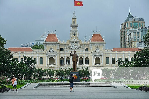 Altes Rathaus  Nguyen Hu Boulevard  Ho-Chi-Minh-Stadt  Vietnam  Asien