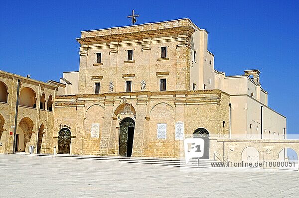 Basilica De Finibus Terrae  Basilika  Santa Maria di Leuca  Leuca  Provinz Lecce  Apulien  Italien  Europa