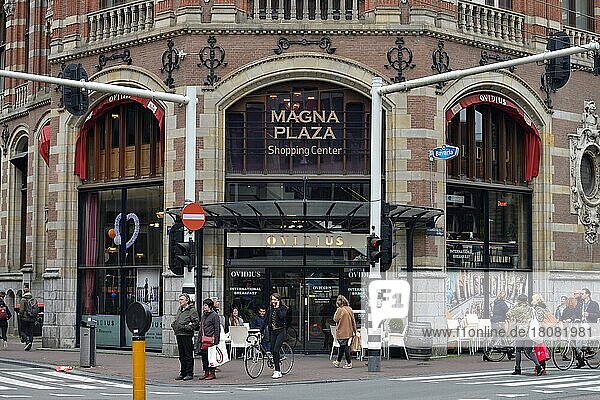 Shopping Centre  Magna Plaza  Nieuwezijds Voorburgwal  Amsterdam  Netherlands