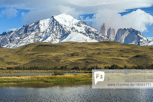 Cuernos del Paine  Torres del Paine National Park  Chilean Patagonia  Chile  South America