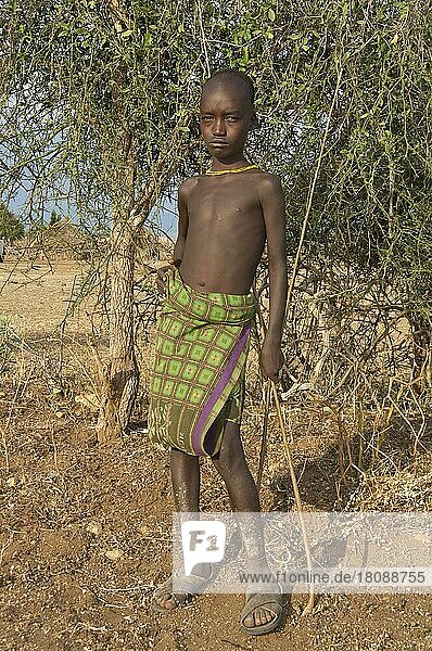 Hamar Boy  Omo River Valley  Southern Ethiopia