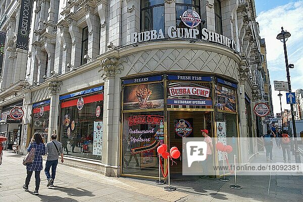 Bubba Gump Shrimp Company  Coventry Street  Leicester Square  London  England  Großbritannien  Europa
