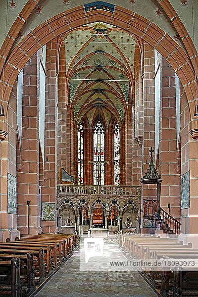 Liebfrauenkirche  erbaut seit 1308  Oberwesel  Rheinland-Pfalz  Deutschland  Europa