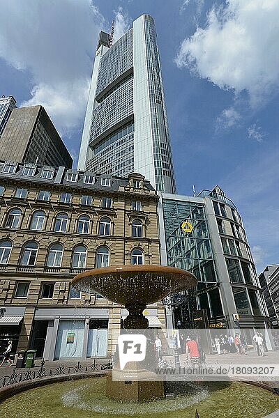 Commerzbank Tower  Große Gallusstrasse  Frankfurt am Main  Hessen  Deutschland  Europa