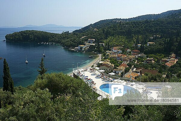 Hotel in Kalami  Korfu  Ionische Inseln  Griechenland  Europa