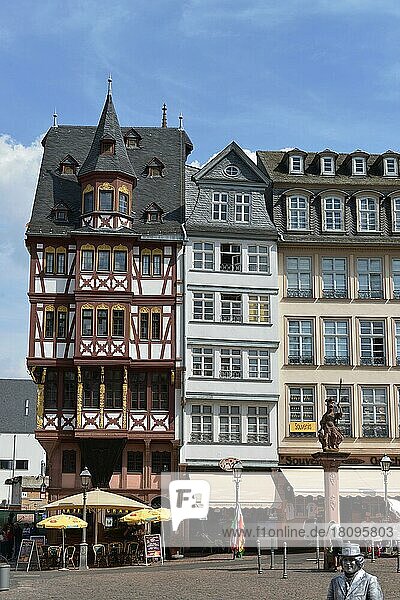 Fachwerkhäuser  Römerberg  Altstadt  Frankfurt am Main  Hessen  Deutschland  Europa