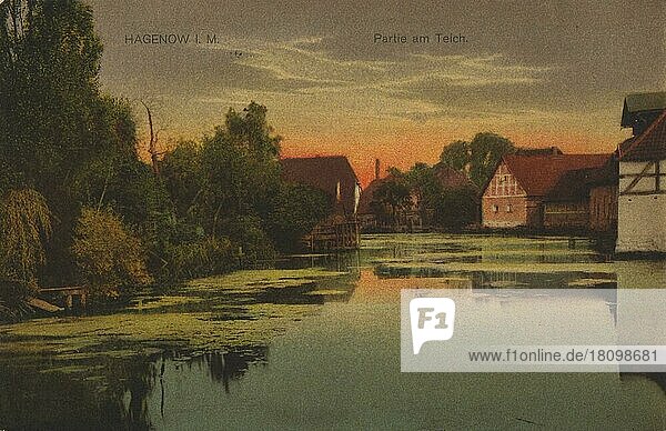 Hagenow i. Mecklenburg-Vorpommern  Deutschland  Ansicht um ca 1900-1910  digitale Reproduktion einer historischen Postkarte  Europa