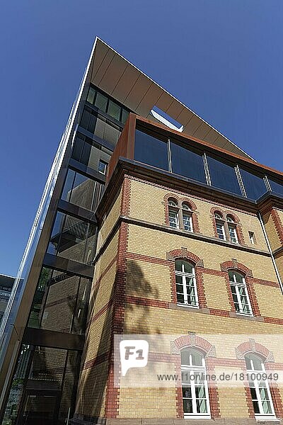 Historic building integrated into modern office building by SOP Architekten  Grant Thornton AG Germany Headquarters  Auditing Company  Düsseldorf  North Rhine-Westphalia  Germany  Europe