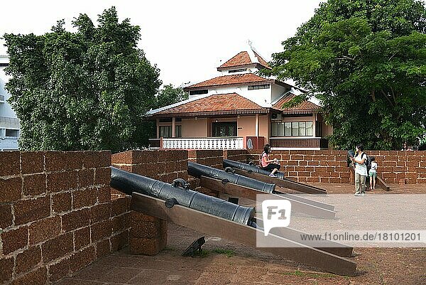 Cannons  Fort  Melaka  Malaysia  Asia