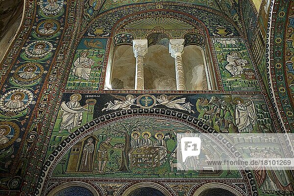 Basilika San Vitale  Ravenna  Adria  Emilia Romagna  UNESCO Weltkulturerbe  Italien  Europa