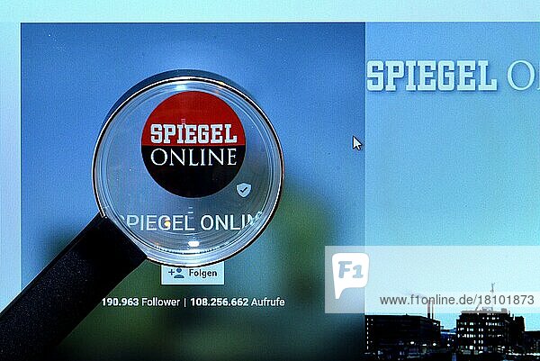 Bildschirm  Internet  Lupe  spiegel.de  Spiegel online