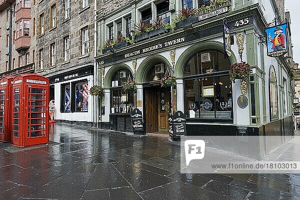 Pub 'Deacon Brodie's Tavern'  Edinburgh  Schottland  Großbritannien  Europa