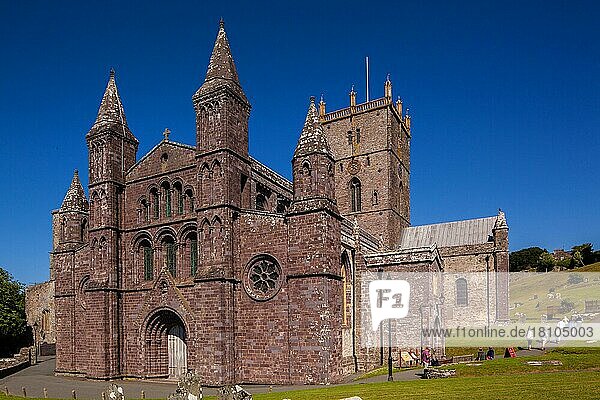 Kathedrale  St. Davids  Pembrokeshire  Wales  UK