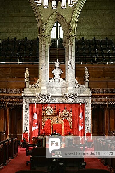 Senate  Parliament Building  Ottawa  Ontario  Canada  North America