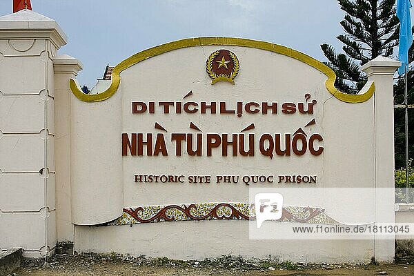 Ehemaliges Gefängnis für Kriegsgefangene  jetzt Museum  auf Insel Phu Quoc  Vietnam  Asien