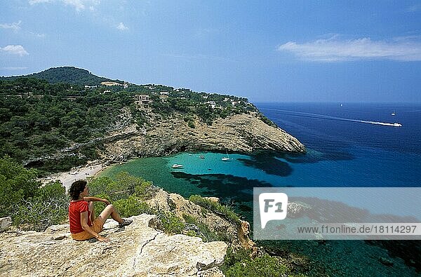 Cala Moli  Ibiza  Balearische Inseln  Spanien  Europa