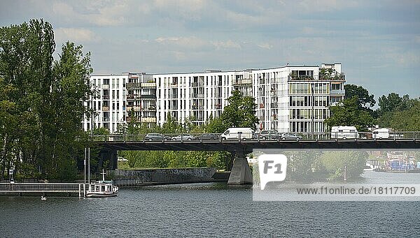 Neubauten  Maselakebucht  Havelspitze  Wasserstadt  Spandau  Berlin  Deutschland  Europa