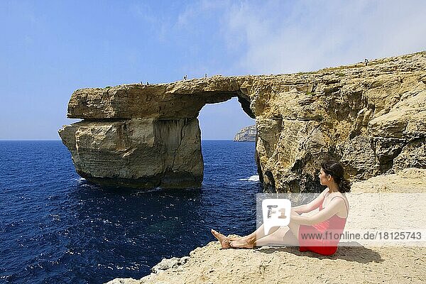 Azure Window auf der Insel Gozo  Malta  Europa