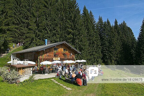 Max's Hütte bei Mittelberg  Kleinwalsertal  Vorarlberg  Österreich  Europa