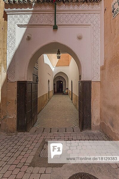 Marrakesch Medina  Marokko  Afrika