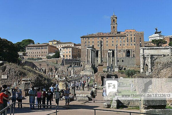 Roman Forum  Rome  Italy  Europe