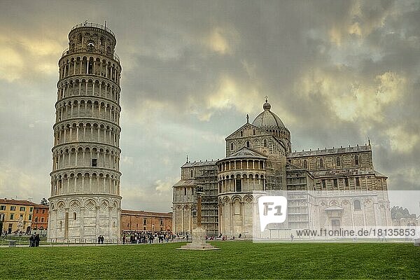 Pisa  Piazza dei Miracoli  Toskana  Italien  Europa