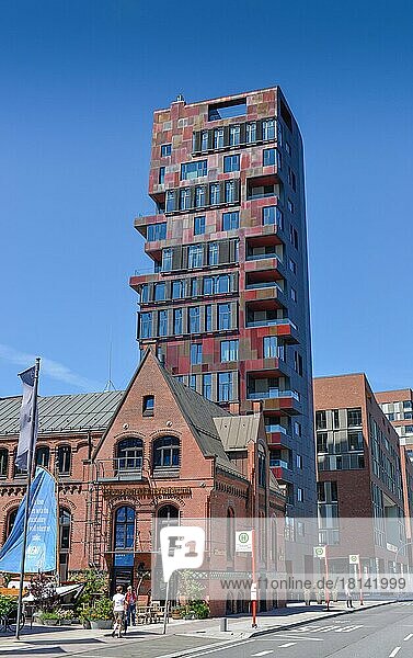 Cinnamon Tower  Osakaallee  Überseequartier  Hafencity  Hamburg  Deutschland  Europa