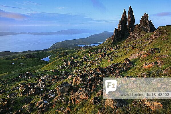 Alter Mann von Storr  Isle of Skye  Schottland  Großbritannien  Europa