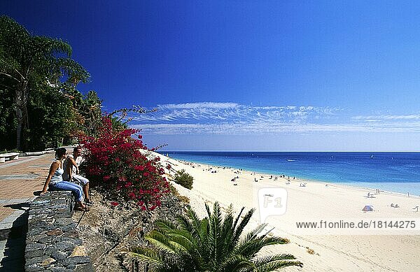 Strand von Morro Jable  Fuerteventura  Kanarische inseln  Spanien  Europa