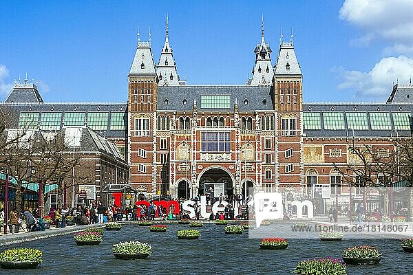Rijksmuseum  Amsterdam  Nordholland  Niederlande  Europa