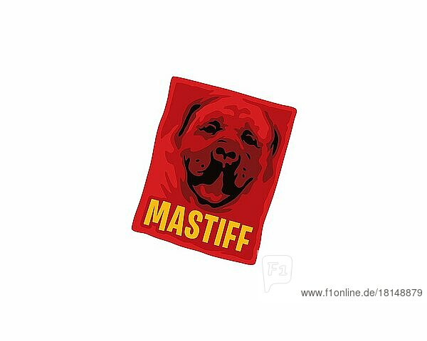 Mastiff company  gedrehtes Logo  Weißer Hintergrund B