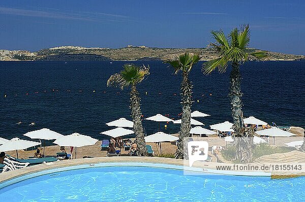 Pool des Splash und Fun Park  Malta  Europa