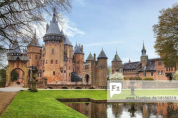 De Haar Castle  Haarzuilens  Utrecht  Netherlands