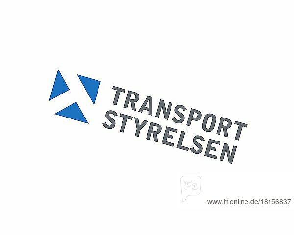 Swedish Transport Agency  gedrehtes Logo  Weißer Hintergrund B