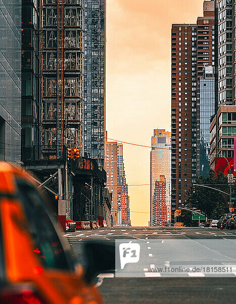 Straßentaxi Manhattan New York City