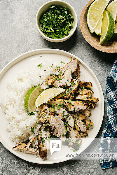 Cilantro Lime Chicken with Rice