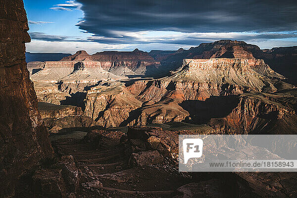 Blick auf den Grand Canyon vom North Kaibab Trail  Arizona