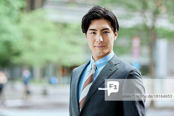 Japanese businessman portrait