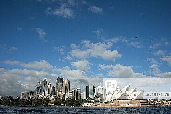 Das Opernhaus von Sydney in Sydney  Australien; Sydney  New South Wales  Australien