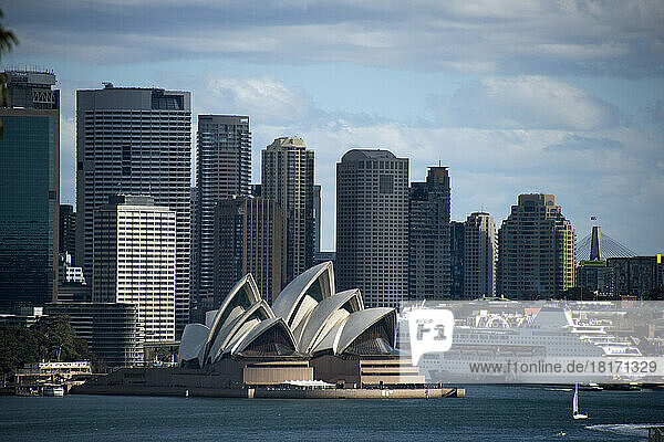 Das Opernhaus von Sydney in Sydney  Australien; Sydney  New South Wales  Australien