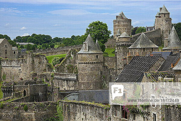 Castle  Fougeres  Brittany  France